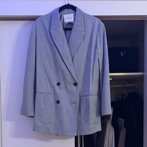 Everlane Double-Breasted Blazer in Buttersmooth